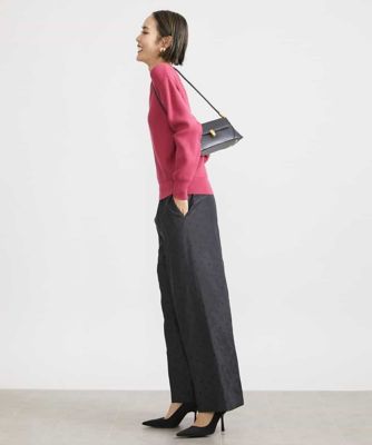 レーヨンナイロンＶネックニット
