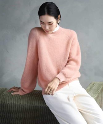 ＜MICHEL KLEIN (Women)＞モヘヤローゲージニット