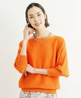 ［定番人気／新色追加］ホールガーメント（Ｒ）ドルマンスリーブニット（７分袖）