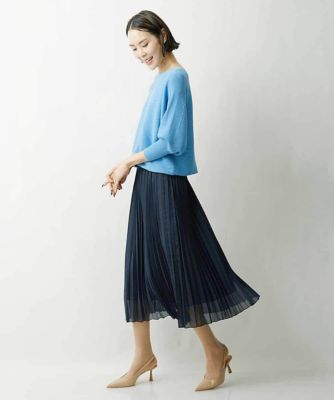 ［定番人気／新色追加］ホールガーメント（Ｒ）ドルマンスリーブニット（７分袖）