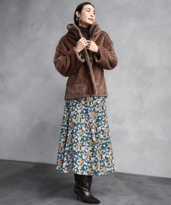 ヴィンテージフラワースカート | MICHEL KLEIN (Women)/ミッシェル