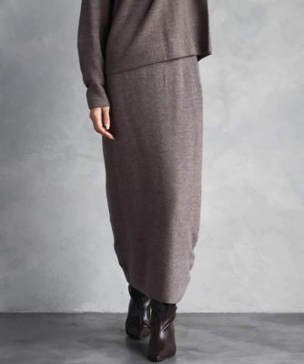 セットアップ対応］ニットナロースカート | MICHEL KLEIN (Women