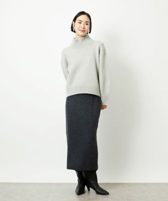 セットアップ対応］ニットナロースカート | MICHEL KLEIN (Women