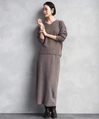 セットアップ対応］ニットナロースカート | MICHEL KLEIN (Women