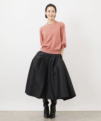 バックサテンボリュームスカート | MICHEL KLEIN (Women