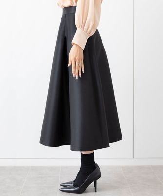 バックサテンボリュームスカート | MICHEL KLEIN (Women)/ミッシェル