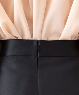 バックサテンボリュームスカート | MICHEL KLEIN (Women)/ミッシェル