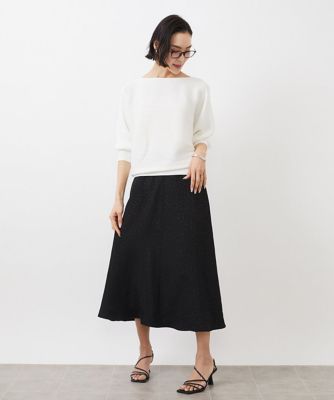 ドットジャガードスカート