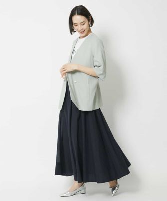 ナチュラルシアーロングスカート