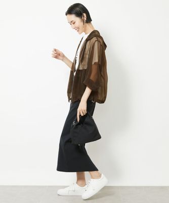 ストレッチポンチストレートスカート