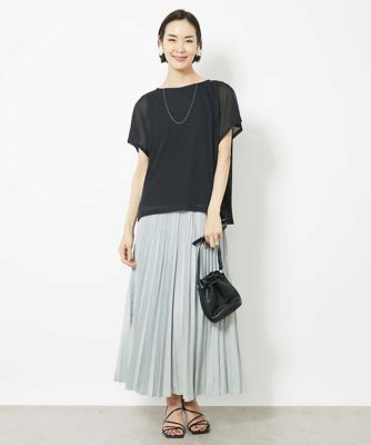 グロッシープリーツスカート