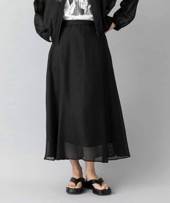 セットアップ対応］メッシュフレアスカート | MICHEL KLEIN (Women