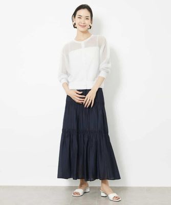 ティアードギャザースカート