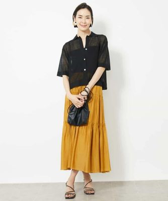 ティアードギャザースカート
