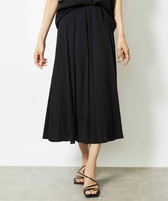 セットアップ対応］トリオシアーチェックフレアスカート | MICHEL