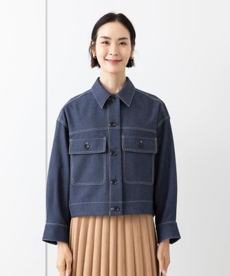 デニムライクブルゾン