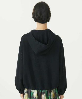 シアーメッシュダンボールアノラックパーカー