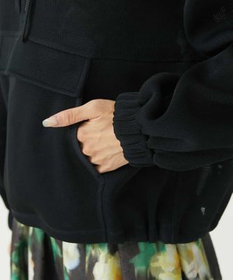 シアーメッシュダンボールアノラックパーカー