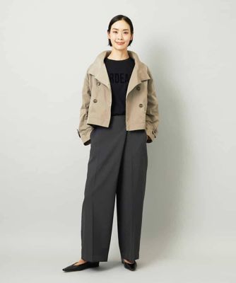 TRENDLE スタンドカラーショートブルゾン 春アウター　ミリタリー 楽天市場】【最大15％OFFクーポン開催中】【SALE】撥水 スタンド