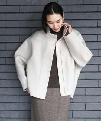 ＜MICHEL KLEIN (Women)＞スタンドカラーショートコート