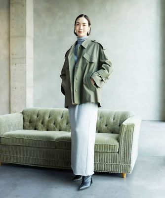 セットアップ対応］ミリタリーカバーオール | MICHEL KLEIN (Women