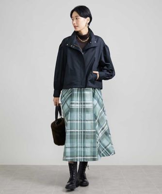 ［季節のかわりめに／撥水］ボリュームスリーブショートブルゾン