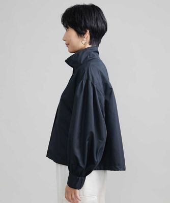 ［季節のかわりめに／撥水］ボリュームスリーブショートブルゾン