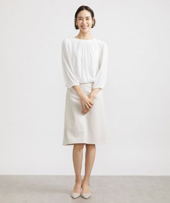 トリコットカノコノーカラージャケット（背抜き／セットアップ対応）