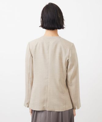 ノーカラーリラクシージャケット