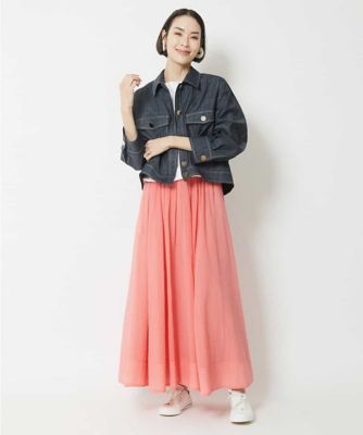 ［季節の変わりめに］デニムライクブルゾン