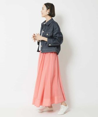 ［季節の変わりめに］デニムライクブルゾン