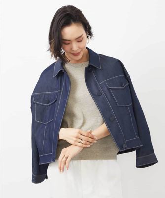 ＜MICHEL KLEIN (Women)＞オーバーサイズトラッカージャケット