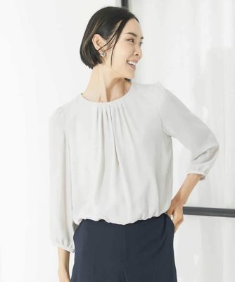 インナーにおすすめ］プリーツデザインブラウソー | MICHEL KLEIN