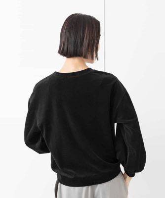 コンパクトベロアパフスリーブカットソー（セットアップ対応）