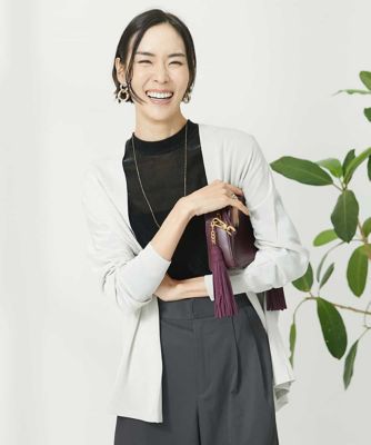 ナイロンチュールフロッキーカットソー