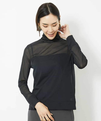 シアータートルネックカットソー | MICHEL KLEIN (Women)/ミッシェル