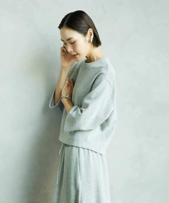 セットアップ対応］ラメ裏毛プルオーバー | MICHEL KLEIN (Women