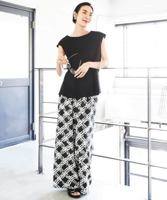 ［ＷＥＢ限定／接触冷感］フレンチスリーブペプラムカットソー