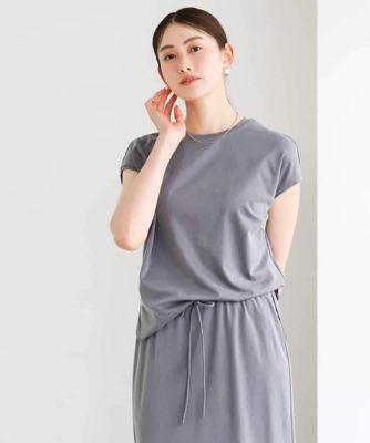 ＜MICHEL KLEIN (Women)＞［セットアップ対応］ヴィンテージサテンＴブラウス