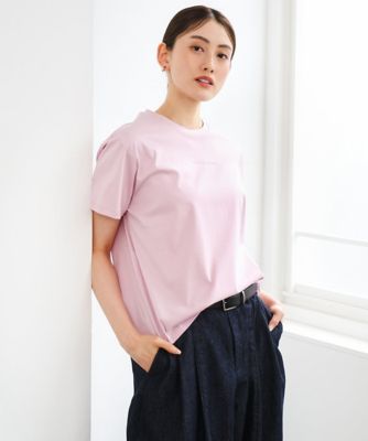 ＜MICHEL KLEIN (Women)＞ミニマルロゴＴシャツ