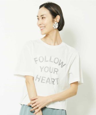 リバースサイドプリントロゴＴシャツ