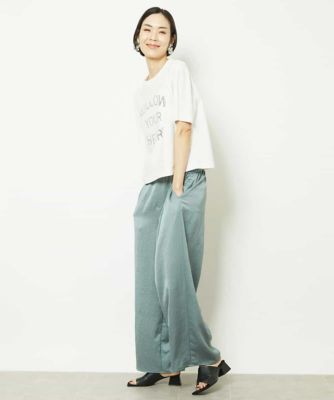 リバースサイドプリントロゴＴシャツ