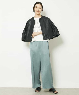 リバースサイドプリントロゴＴシャツ