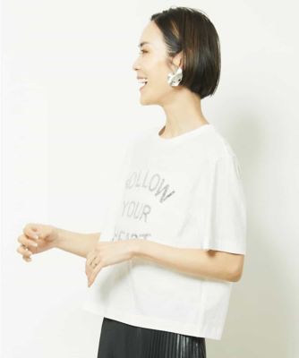 リバースサイドプリントロゴＴシャツ