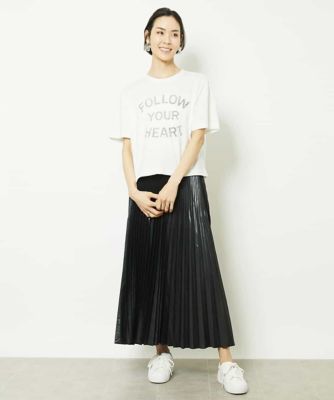リバースサイドプリントロゴＴシャツ
