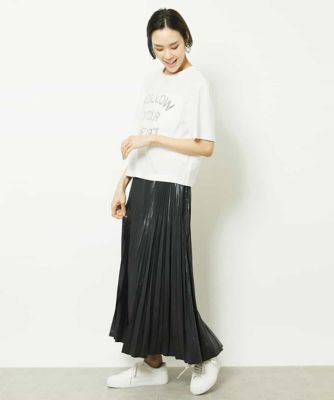 リバースサイドプリントロゴＴシャツ