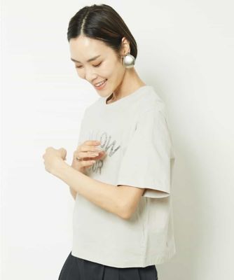 リバースサイドプリントロゴＴシャツ