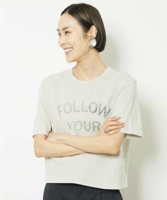 リバースサイドプリントロゴＴシャツ
