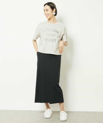 リバースサイドプリントロゴＴシャツ