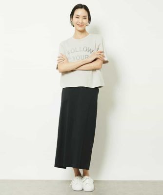 リバースサイドプリントロゴＴシャツ